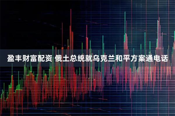 盈丰财富配资 俄土总统就乌克兰和平方案通电话