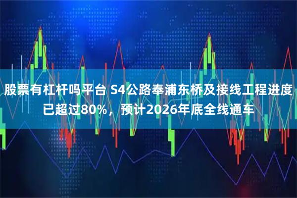 股票有杠杆吗平台 S4公路奉浦东桥及接线工程进度已超过80%，预计2026年底全线通车